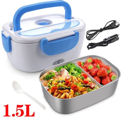 electric heatable lunch box|rechargeable self heated lunch box.